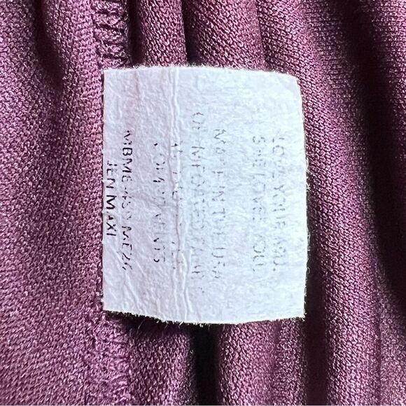 Show Me Your MuMu Jenn Maxi Sleeveless Bridesmaid Gown Dress in Merlot Chiffon M - Picture 4 of 14